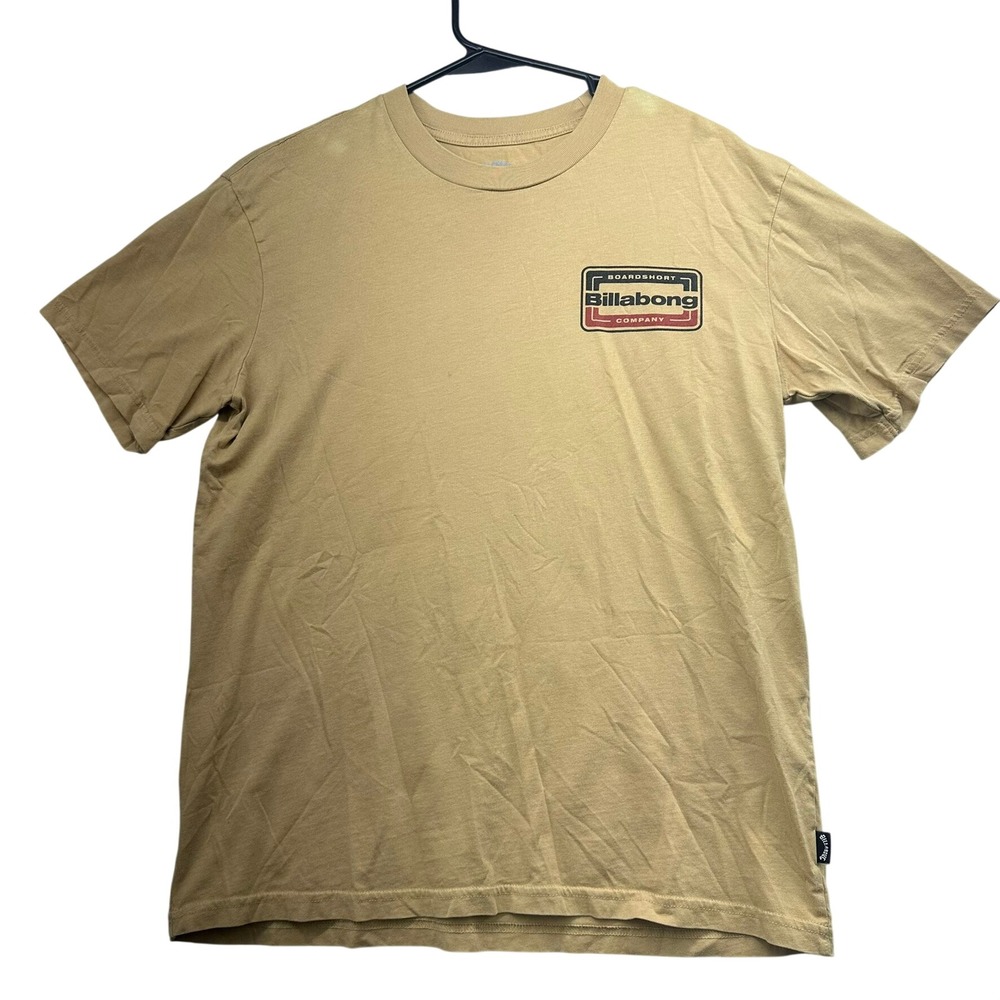 Billabong mens yellow graphic tshirt